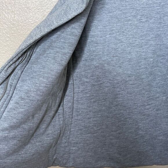 Armani Exchange Vest Women's SP Gray Quilted Puffer Full Zip Snap Pockets - Picture 8 of 12